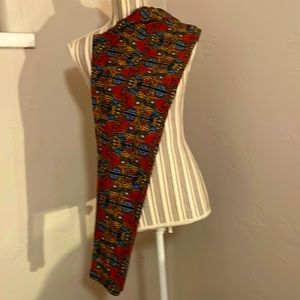 Tall and Curvy Leggings tribal design